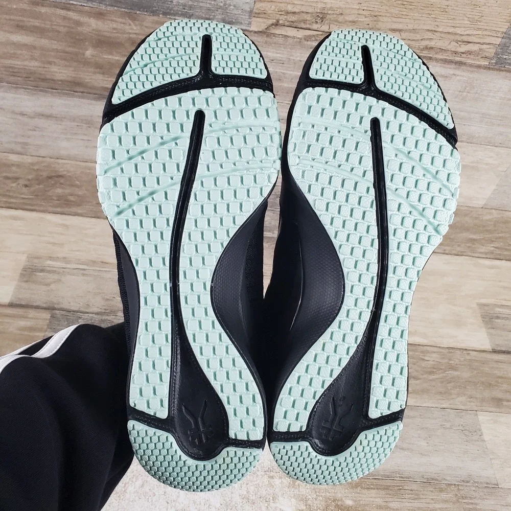Kuru Quantum Womens Shoes Sz 9 Wide Running Athletic Gray Purple Dusty Aqua‎